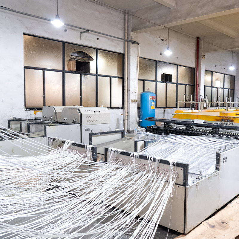 Ligne de production de treillis GFRP